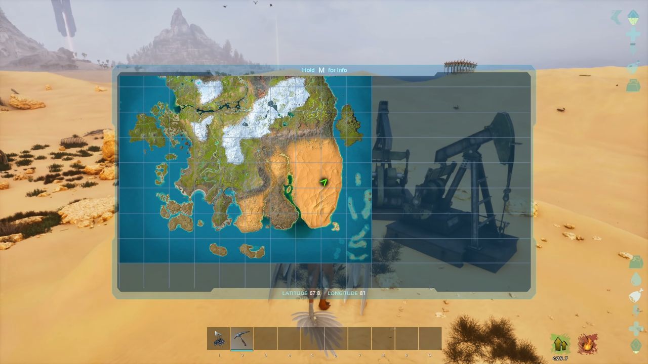 ARK Survival Ascended, PC, Gameplay, Best Oil Vein Locations in Ragnarok, Screenshot, NoobFeed